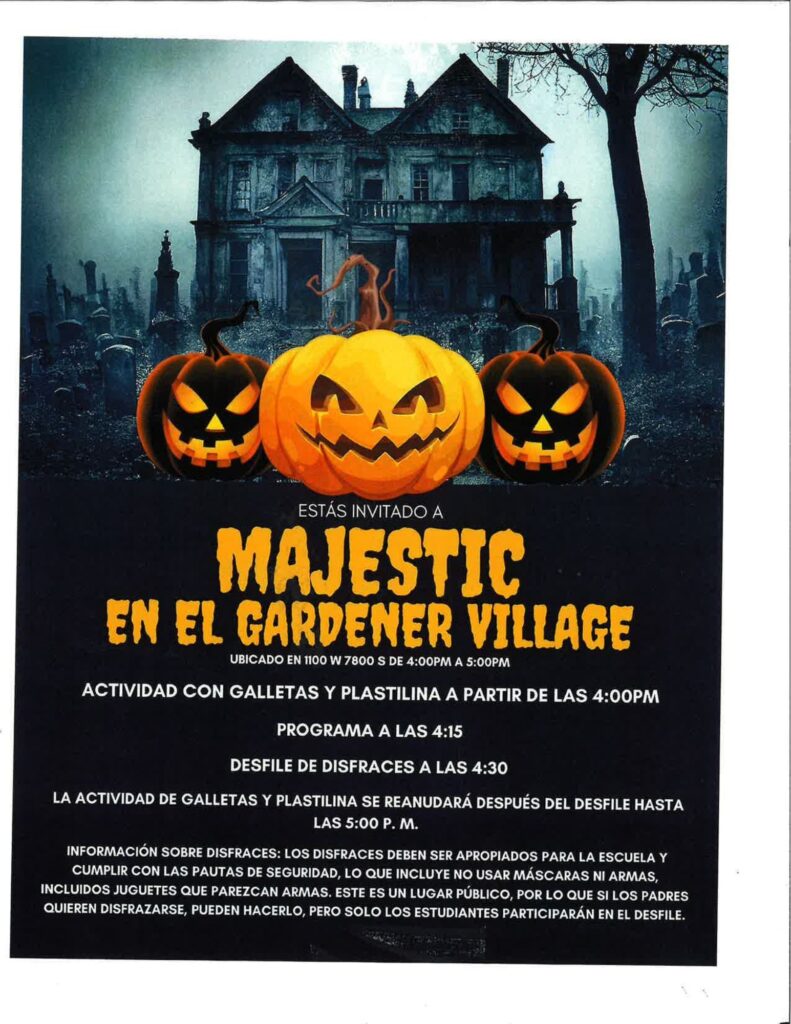 Garner Village Halloween Activity